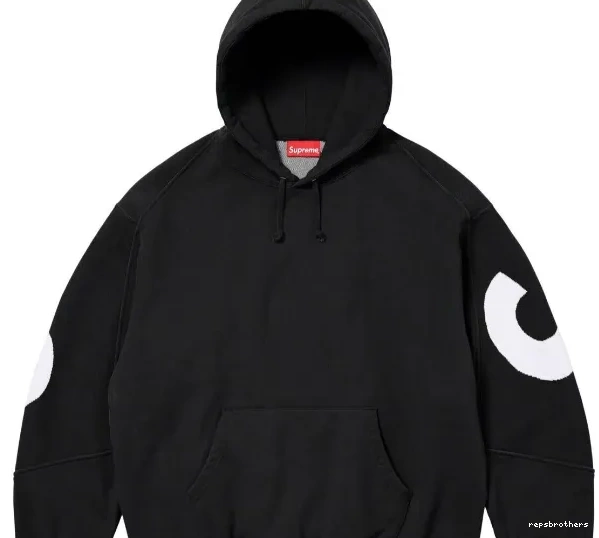 M Black HOODED Hoodie XL LOGO Big Back SWEATSHIRT L Grey S Sweatshirt LOGO BIG JACQUARD 1020